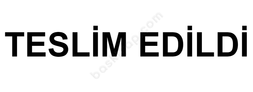 Trodat 9411 Teslim Edildi Kaşesi