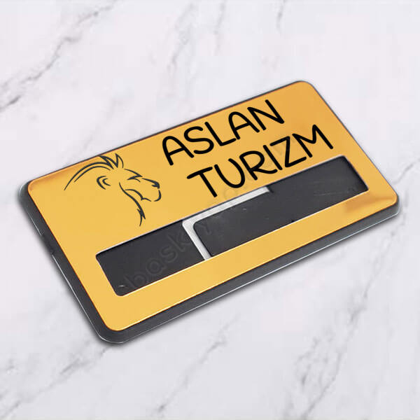 Turizm Temalı Mıknatıslı, İğneli İsimlik online tasarla