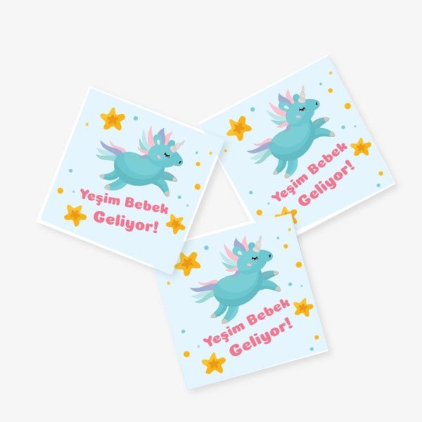 Unicorn Baby Shower online tasarla