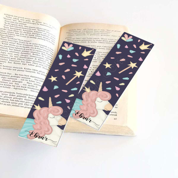 Unicorn Tasarım Kitap Ayracı online tasarla