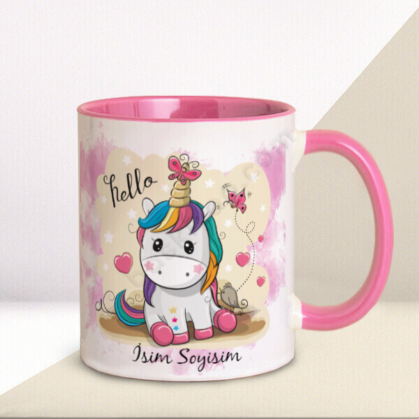 Unicorn Tasarımlı Kupa online tasarla