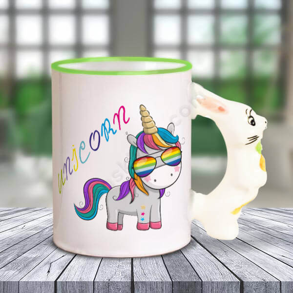 Unicorn Tasarımlı Kupa online tasarla