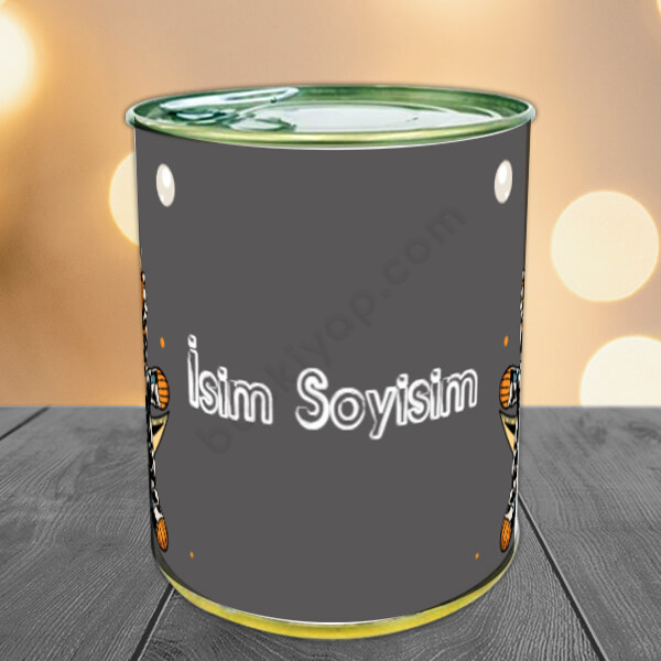 Uzaylı Kahve Tasarımlı Hediye Konserve Kutulu Damlasakızlı Türk Kahvesi online tasarla