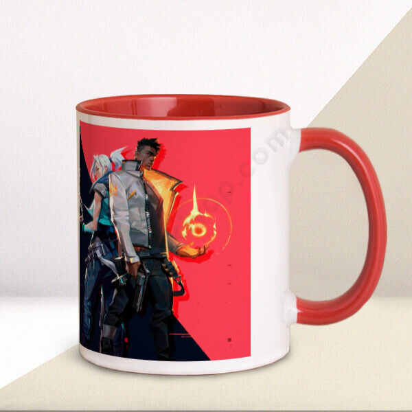 Valorant-02 Kırmızı Kupa Bardak online tasarla