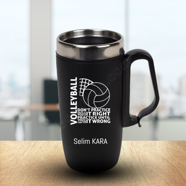 Voleybol Tasarım Termos Bardak online tasarla