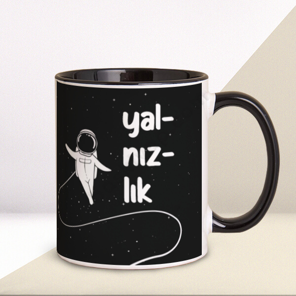 Yalnızlık Tasarımlı Kupa online tasarla