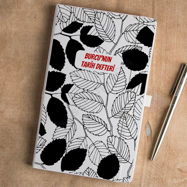 Yaprak Tasarımlı Ajanda online tasarla