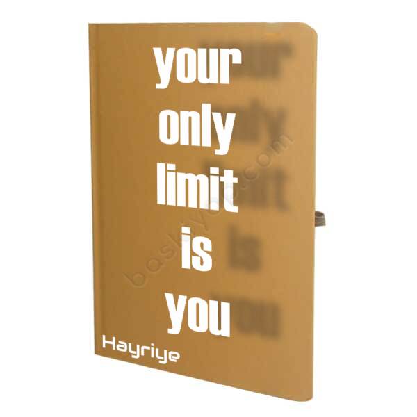 Yazu Desenli Ajanda – Tarihsiz Çizgili Taba Ajanda/Defter 13X21Cm tasarımı