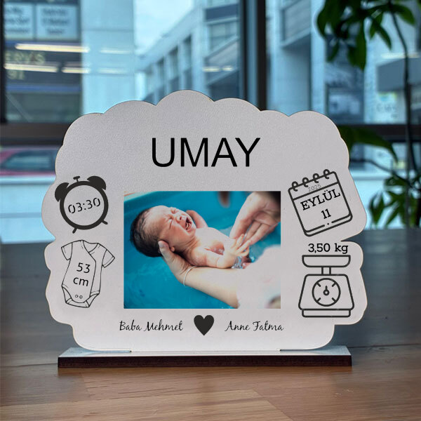 Yeni Doğan Temalı Çerçeve Kendin Tasarla | 15456 online tasarla