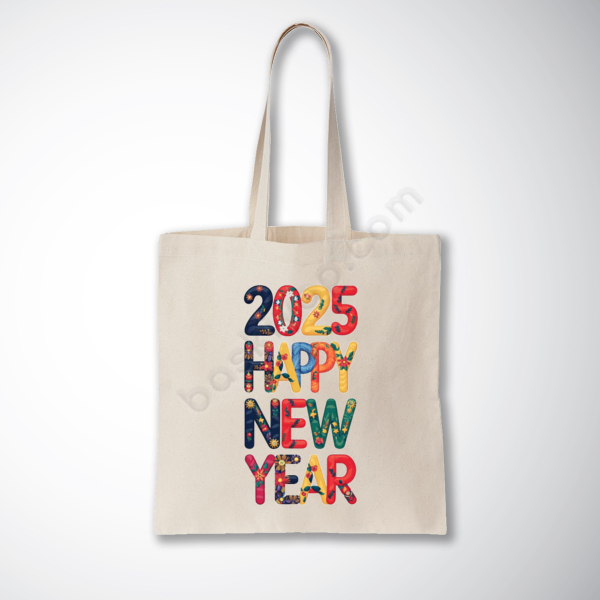 Yeni Yıl Baskılı Promosyon Bez Çanta online tasarla