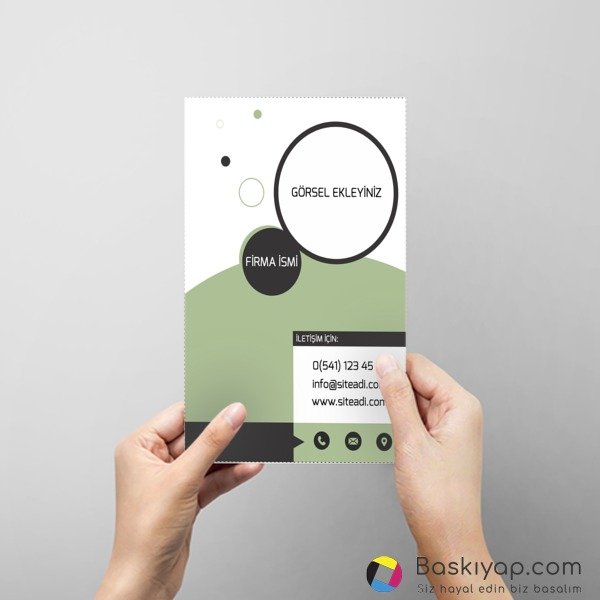 Yeşil Geometrik online tasarla