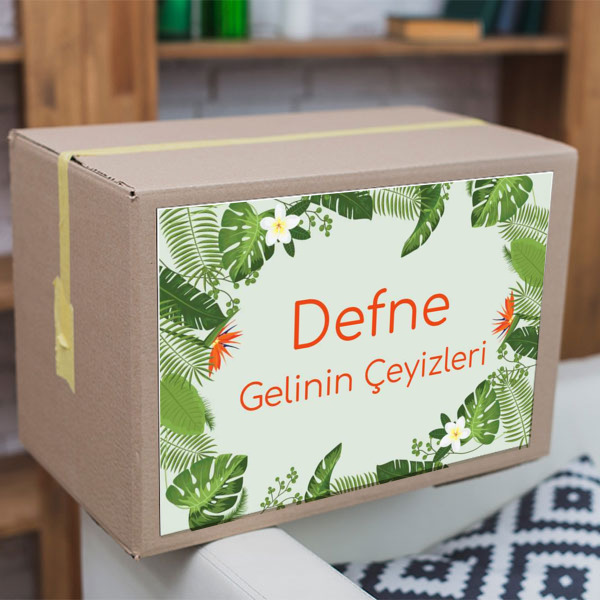 Yeşil Yapraklı online tasarla