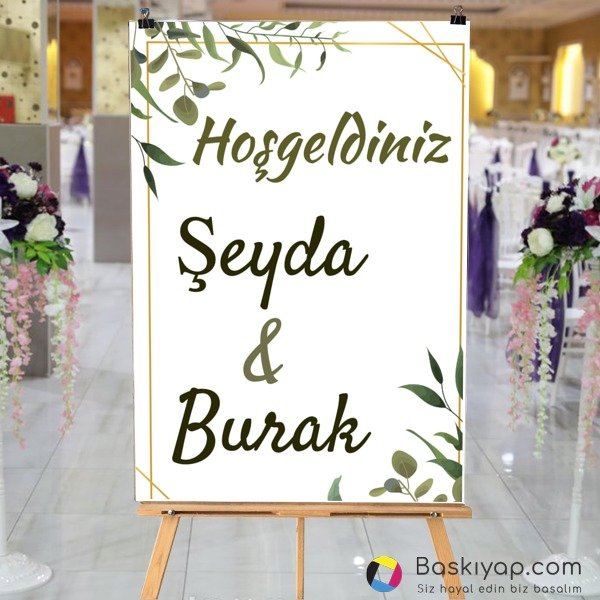 Yeşil Yapraklı online tasarla