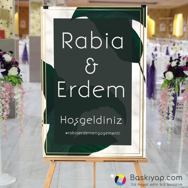 Yeşil Yapraklı online tasarla