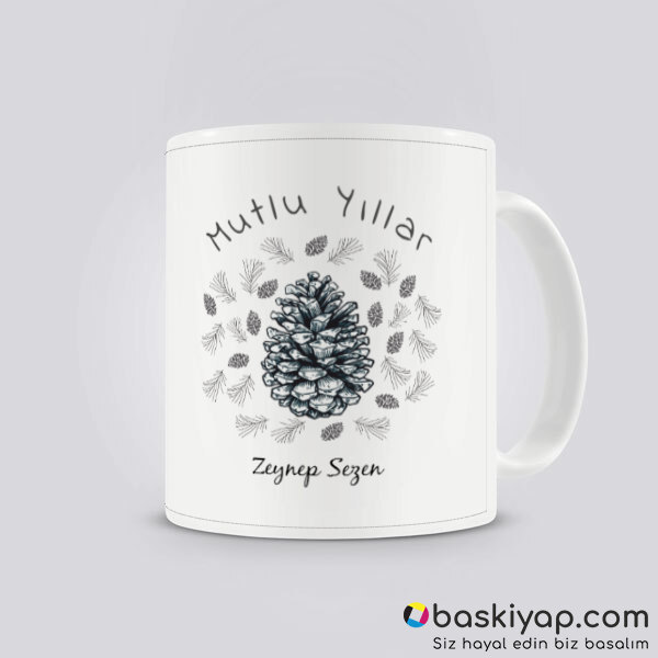 Yılbaşı Tasarım Kupa online tasarla