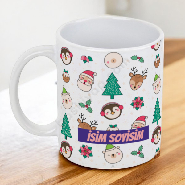 Yılbaşı Tasarımlı Kupa online tasarla