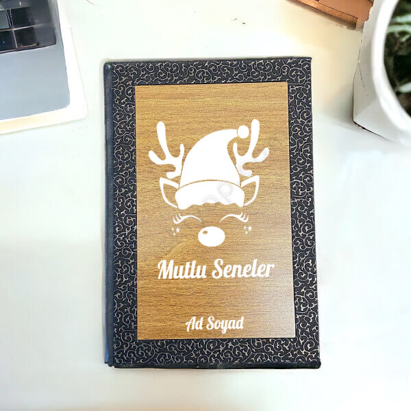 Yılbaşı Temalı Ahşap Lazer Kazıma online tasarla