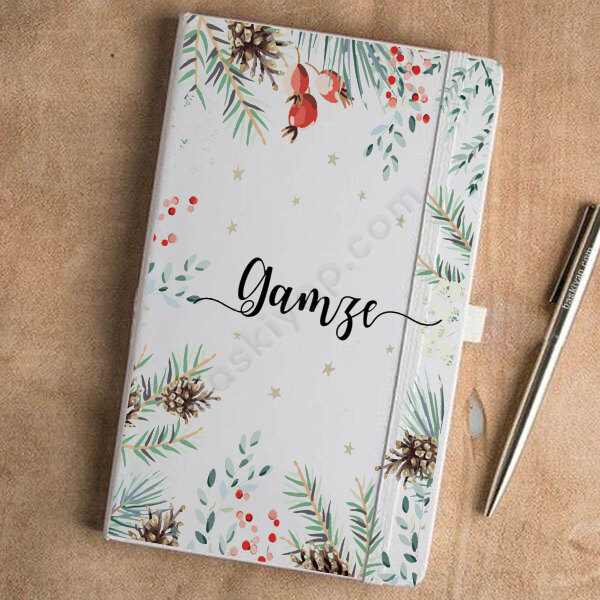 Yılbaşına Özel Beyaz Ajanda 3 online tasarla