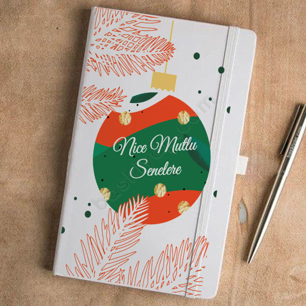 Yılbaşına Özel Tarihsiz Beyaz Ajanda online tasarla