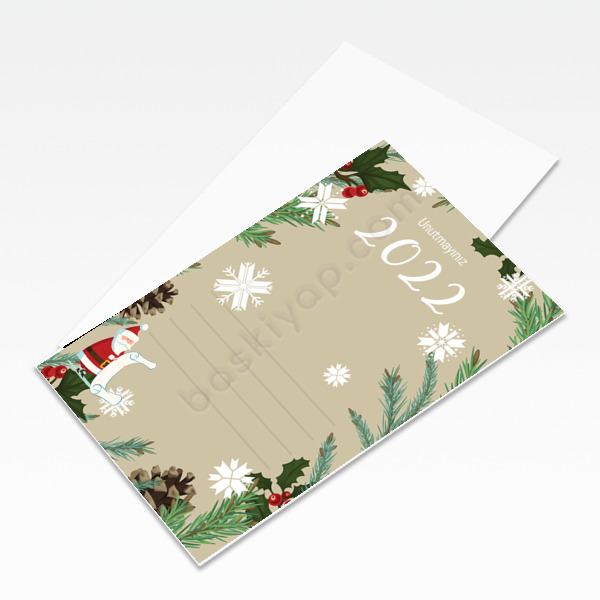 Yılbaşına Özel Unutmayınız Kartı online tasarla