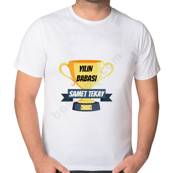Yılın Babası Tasarım Tişört online tasarla