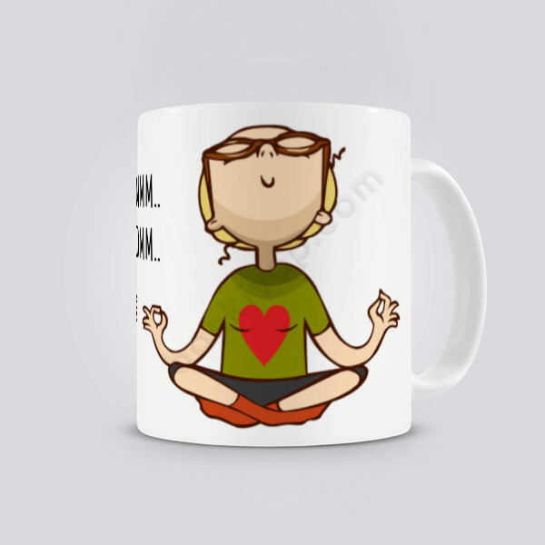 Yoga Tasarımlı Kupa Bardak online tasarla