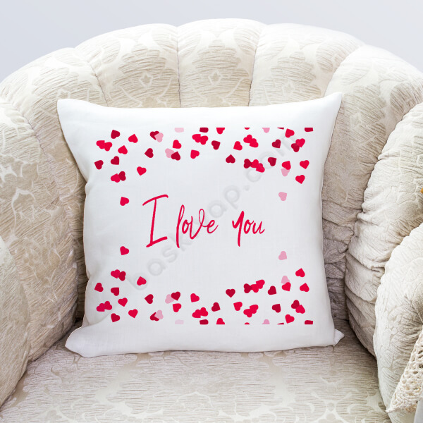 Yumuşacık Sevgi Kişiye Özel Baskılı Yastık Kılıfı online tasarla