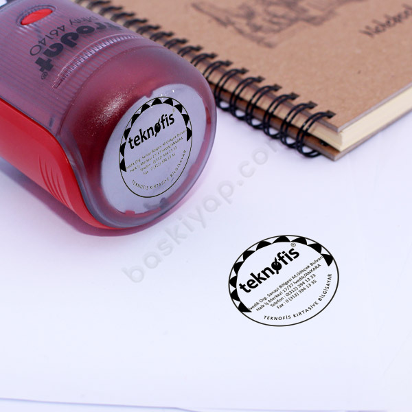 Yuvarlak Büyük Boy Firma Kaşesi online tasarla