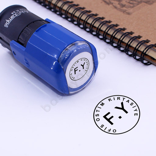 Yuvarlak Firma Kaşesi Örneği online tasarla