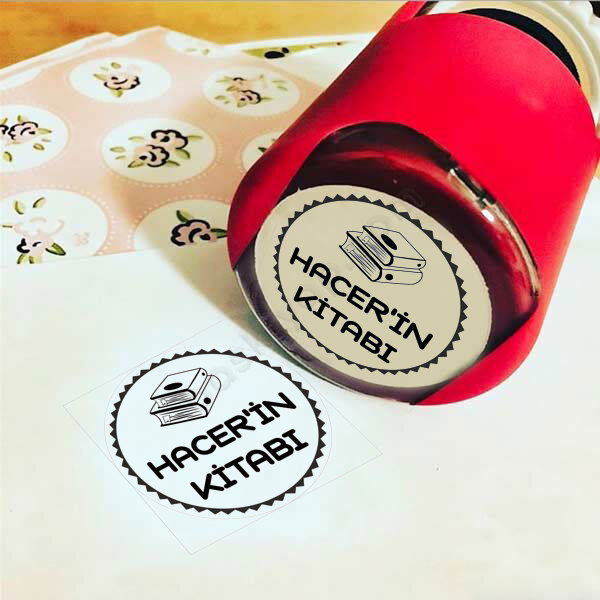 Yuvarlak Kütüphane Kaşesi online tasarla