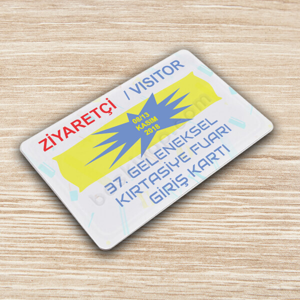 Ziyaretçi Yaka Kartı online tasarla