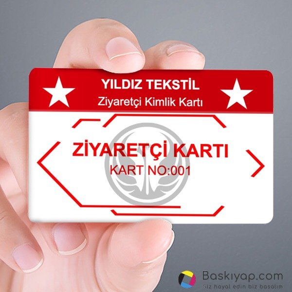Ziyaretçi Kartı online tasarla